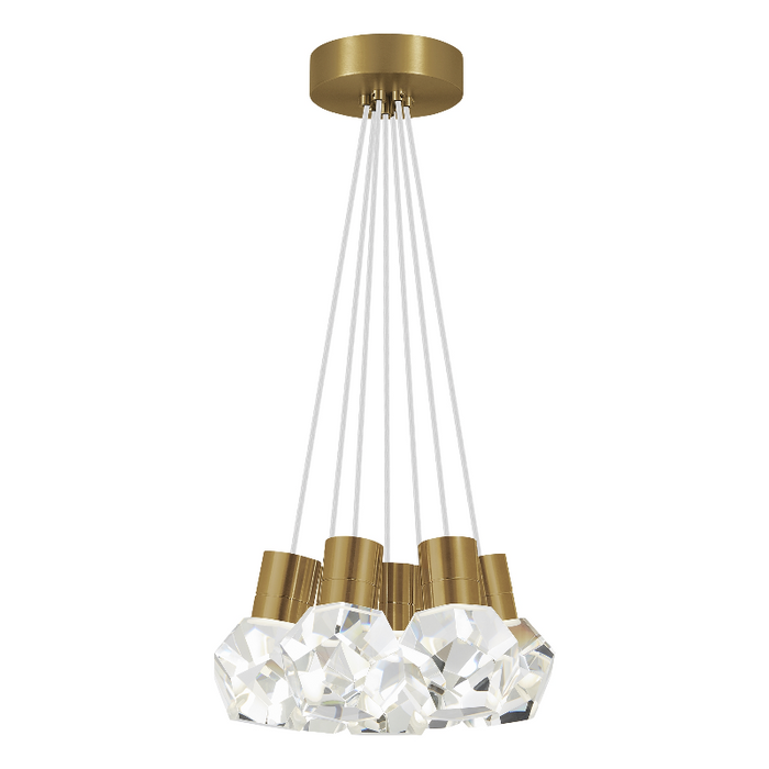 Tech 700TDKIRAP7 Kira 7-lt 15" LED Pendant, Warm Dim