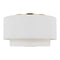 Generation KSF1043 Sawyer 3-lt 18" Semi-Flush Mount