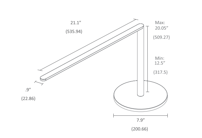 Lady7 LED Desk Lamp by Koncept