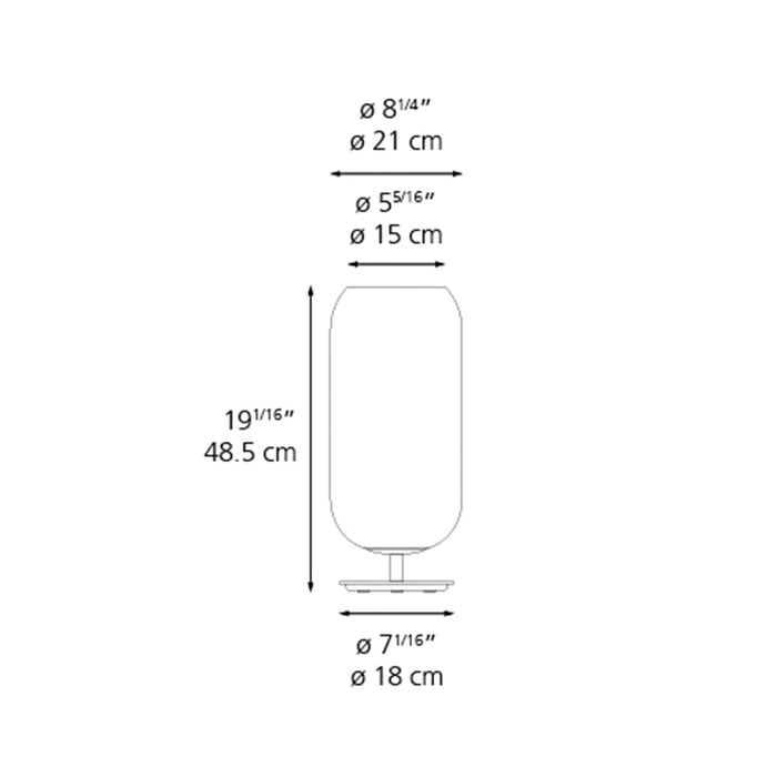 Artemide Gople LED Table Lamp