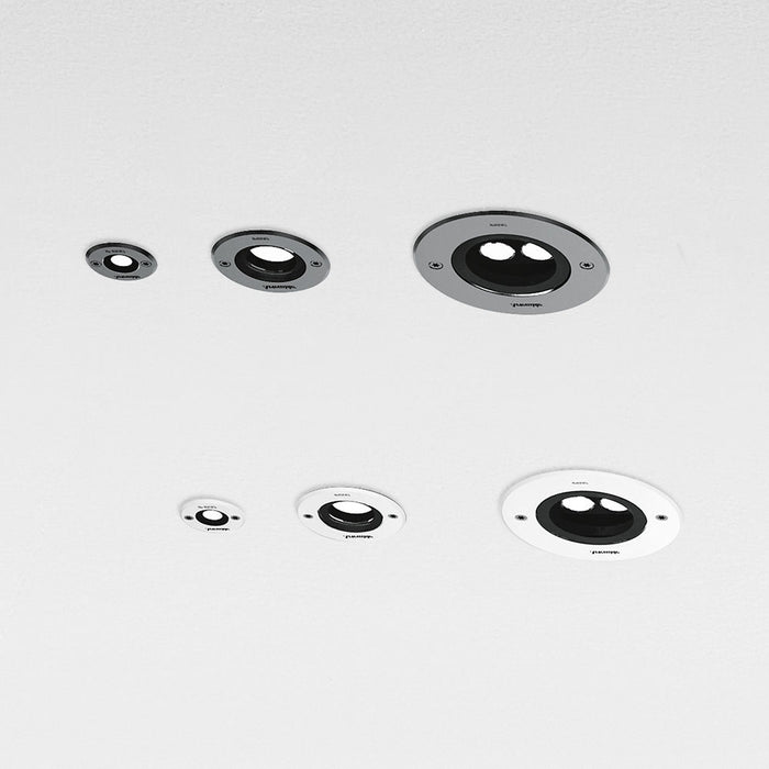 Artemide Ego 55 Round LED Recessed Outdoor Ceiling Downlight