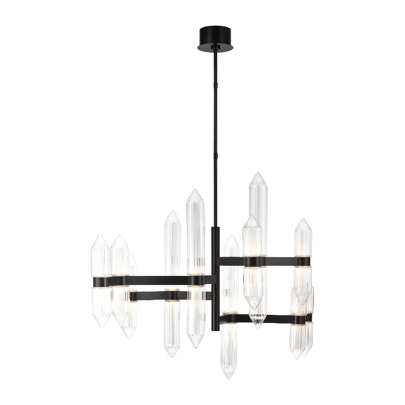 Tech 700LGSN46 Langston 12-lt 47" LED Chandelier