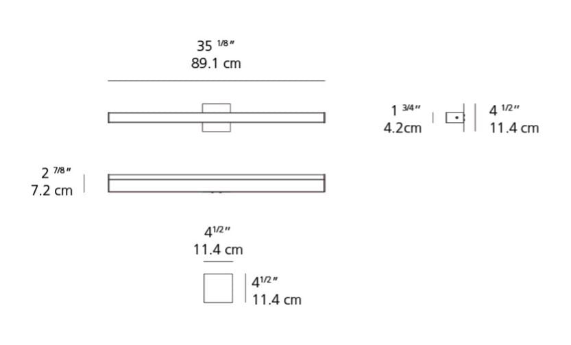 Artemide Ledbar 36 Round LED Wall/Ceiling Light