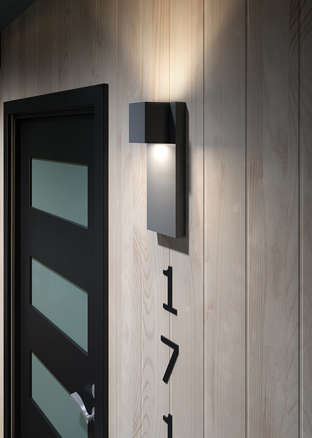 Visual Comfort 700WSQDR Quadrate 13" Tall LED Outdoor Wall Sconce