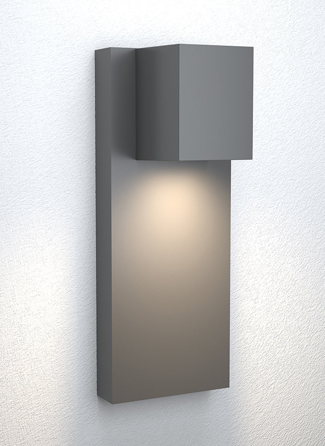 Visual Comfort 700WSQDR Quadrate 13" Tall LED Outdoor Wall Sconce