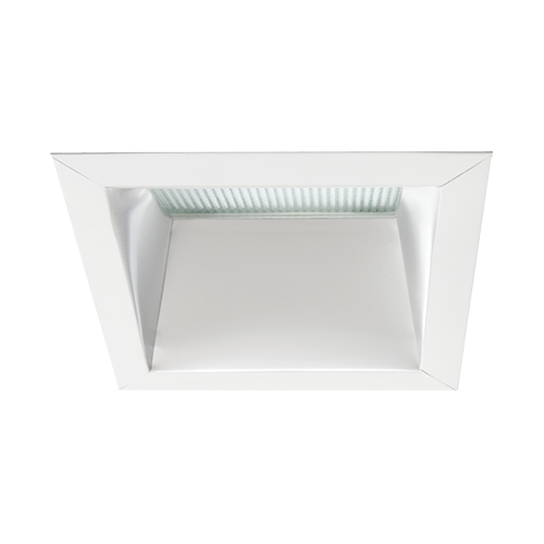 Maxilume HH4SQ-LED 4" Square Recessed with 4607 Lensed Wall Wash Trim - 2000 Lumens