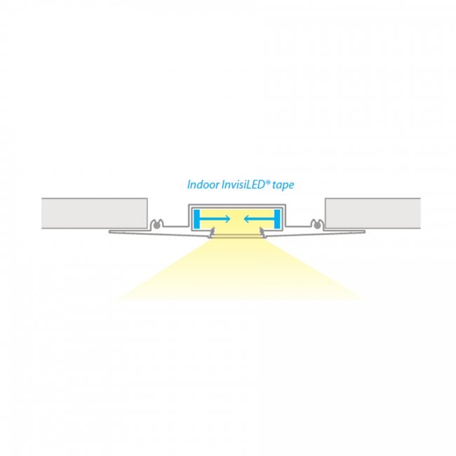 WAC LED-T-RCH1 8-ft Symmetrical Recessed Linear Channel