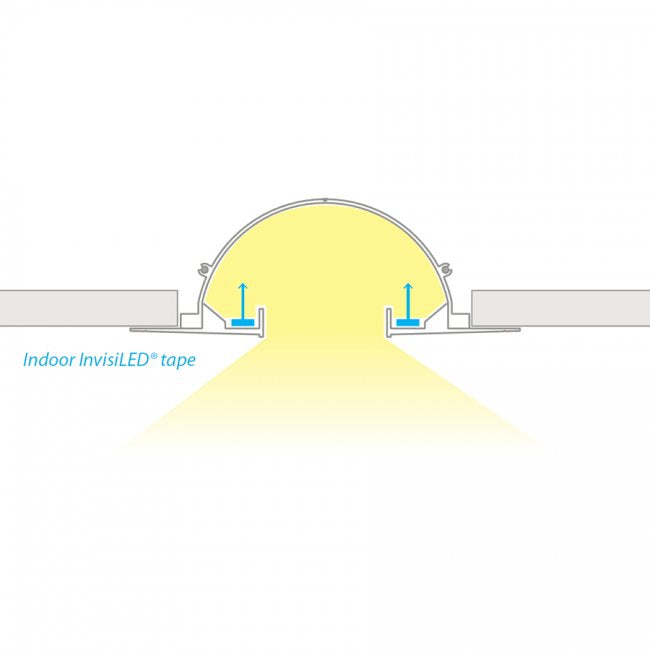 WAC LED-T 8-ft Indirect Recessed Channel - Linear Channel