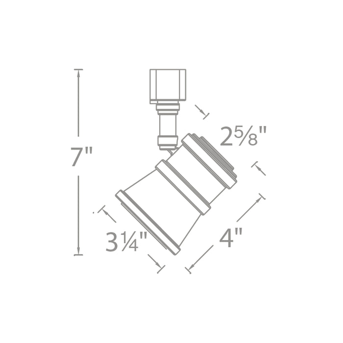 WAC LED208 Summit 15W Compact LED Track Head