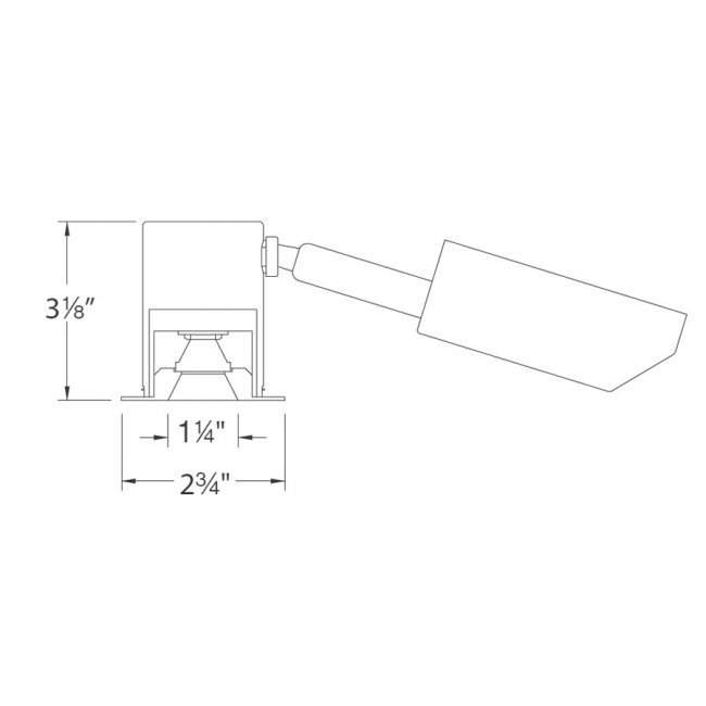 WAC HR-LED211E 1" LEDme Round Open Recessed Downlight with Integral Driver