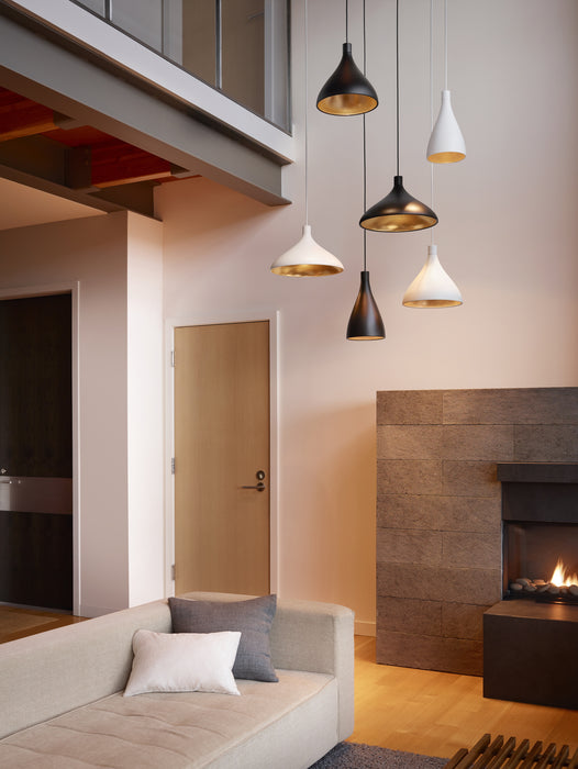 Pablo Designs Swell Single Wide LED Pendant