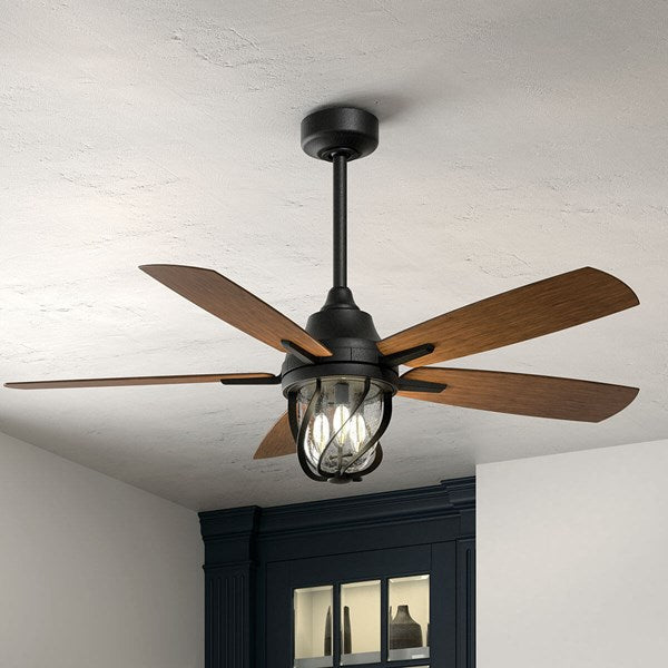 Kichler 310073 Lydra 52" Outdoor Ceiling Fan with LED Light