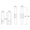 dweLED WS-7213 Elementum 13" Tall LED Bathroom Sconce