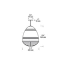 Tech 700TDLOFGP Loft Grande 17" LED Pendant