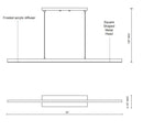 Kuzco LP10345 LED Linear Pendant