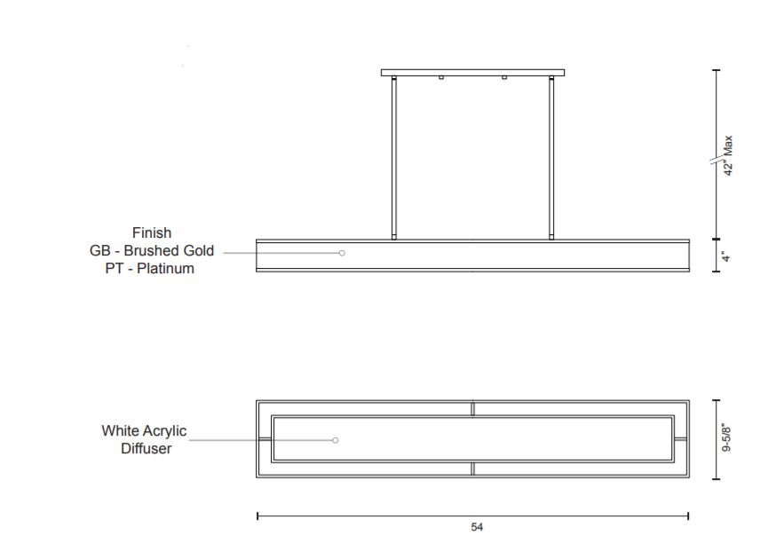 Kuzco LP14554 Covina LED Pendant