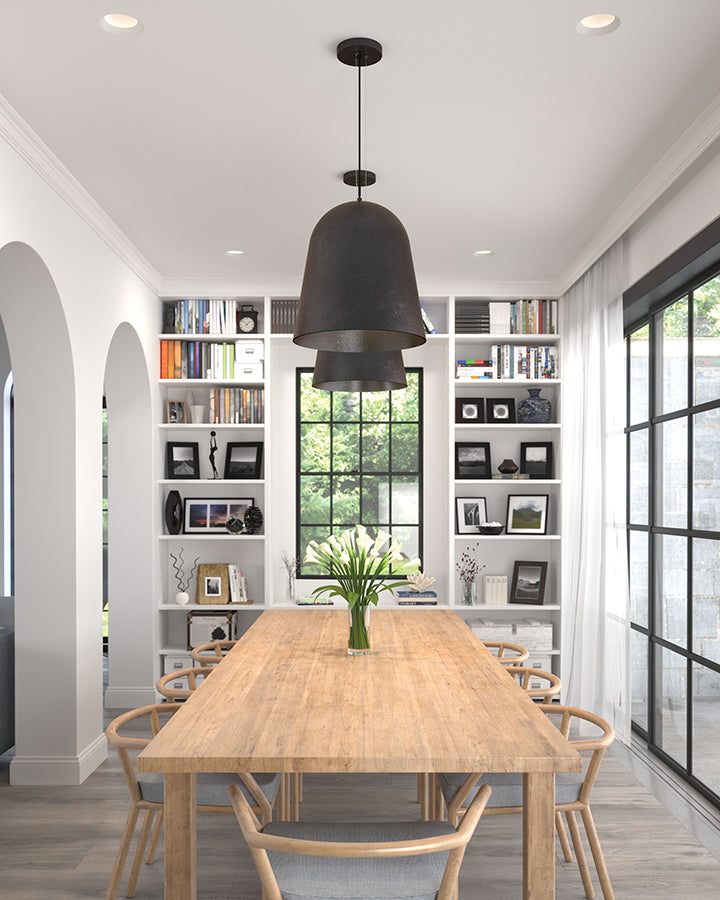 Visual Comfort 700TDFETP Fett 1-lt 18" Line Voltage Pendant