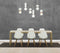 Matteo C56603 Marmo 1-lt 3" Pendant