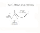 Pablo Designs Swell String Single Medium LED Pendant