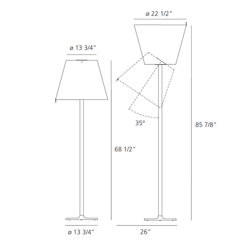 Artemide Melampo Mega Floor Lamp