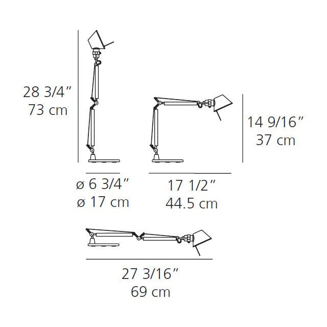 Artemide Tolomeo Micro LED Table Lamp