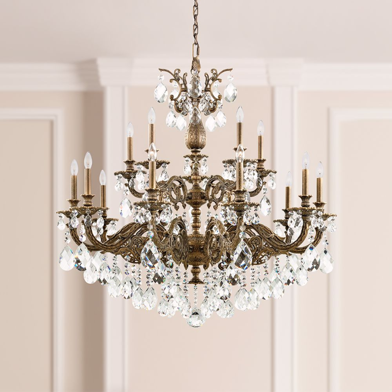 Schonbek 5685 Milano 15-lt 39" Chandelier
