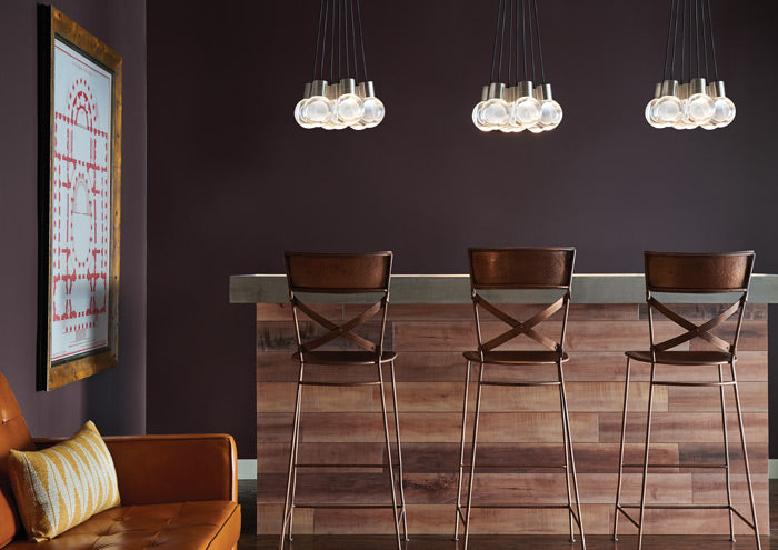 Visual Comfort 700TDMINAP7 Mina 7-lt 15" LED Line Voltage Pendant