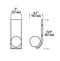 Tech 700WSMINA Mina 1-lt 14" Tall LED Wall Sconce