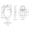 Paris Mirror Galaxy 24 x 36 Oval LED Illuminated Mirror, RGBW