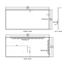 Paris Mirror Galaxy 100 x 45 Rectangle LED Illuminated Mirror, RGBW