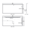 Paris Mirror Galaxy 100 x 45 Rectangle LED Illuminated Mirror, RGBW