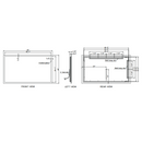 Paris Mirror Rectangle 48 x 28 Rectangle LED Illuminated Mirror