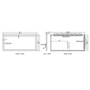 Paris Mirror Harmony 60 x 28 Rectangle LED Illuminated Mirror