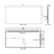 Paris Mirror Original 85 x 40 Rectangle LED Backlit Mirror, RGBW