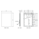 Paris Mirror Original 20 x 28 Rectangle LED Backlit Mirror, RGBW