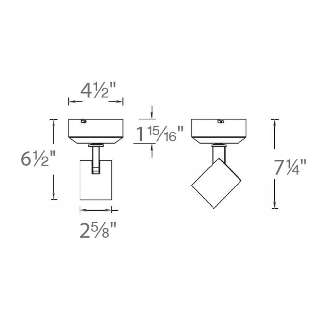 WAC MO-6010 Lucio 10W Monopoint Spot Light