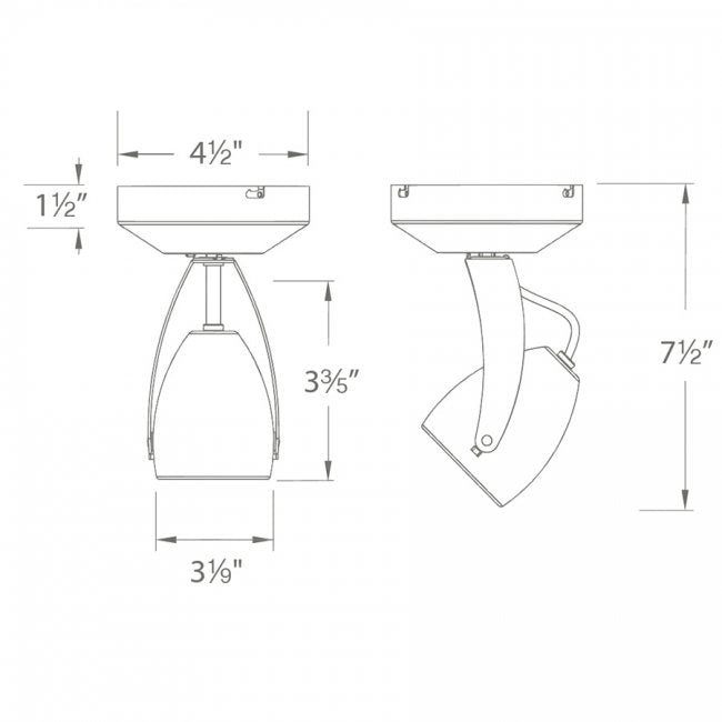 WAC MO-LED810 Impulse 14W LED Monopoint Spot Light