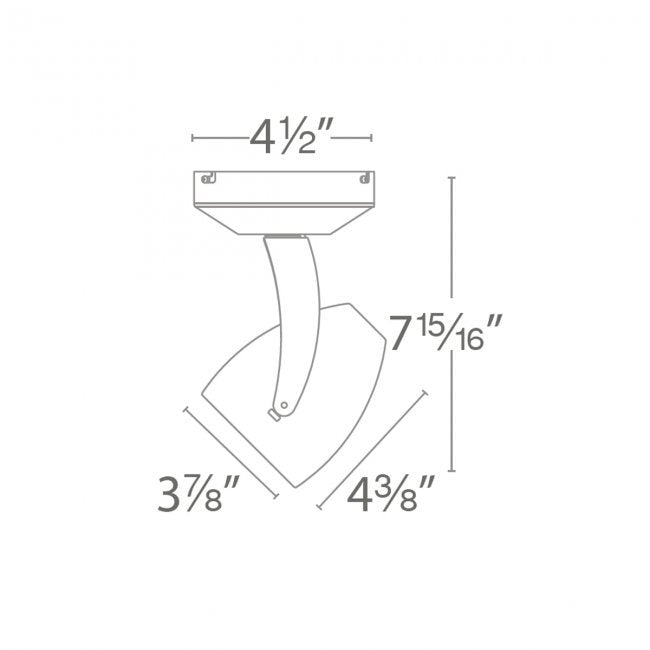 WAC MO-LED820 Impulse 22W LED Monopoint Spot Light