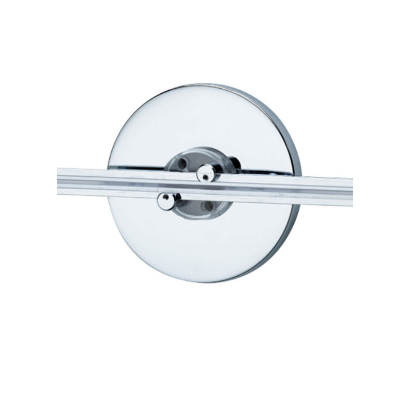 Tech 700WMOP4R60E Wall Monorail 4" Round Power Single Feed Canopy With 60W LED Transformer