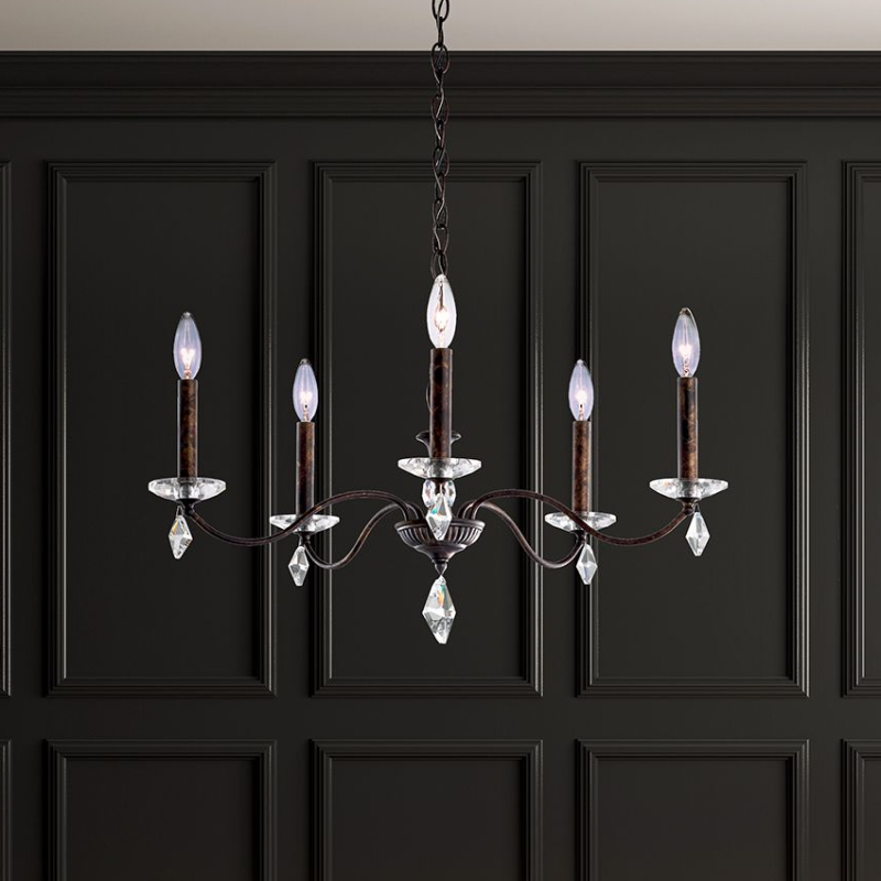 Schonbek MD1005 Modique 5-lt 27" Chandelier