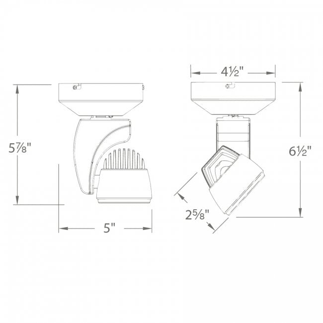 WAC MO-LED17 LEDme Reflex 17W LED Monopoint Spot Light