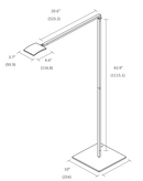 Mosso Pro LED Floor Lamp by Koncept