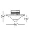 WAC MP-966 Bullet Pendant- Canopy Mount