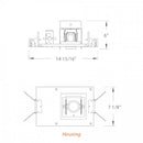 WAC MT4LD111 1-lt LED Precision Multiples Spot Housing