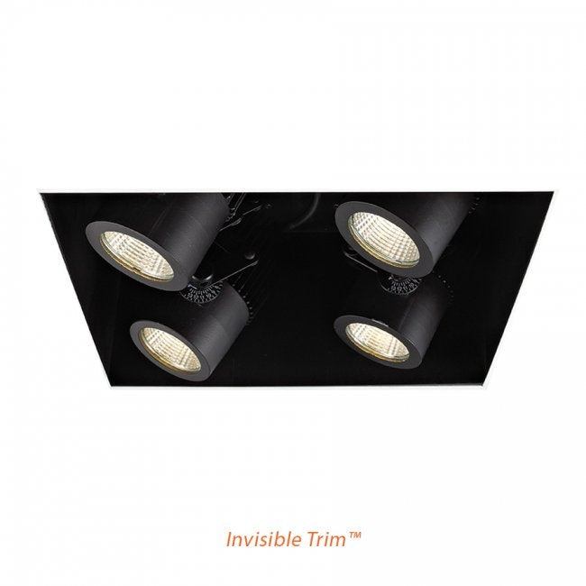 WAC MT-4LD226T 4 Light (2x2) 4" LED Retractable Spot Light -Trim Only