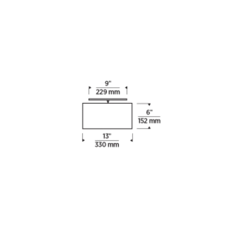 Tech 700TDMULFMS Mulberry Small 13" LED Flush Mount
