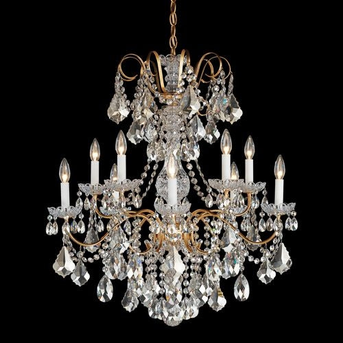 Schonbek 3657 New Orleans 10-lt 28" Chandelier