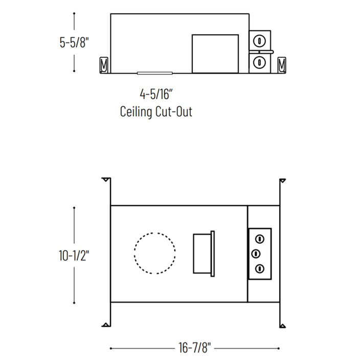 Nora NHIOICD-415 4" Iolite 20W IC Air-Tight High Lumen New Construction Housing, Lutron Hi-lume Premier 0.1% EcoSystem