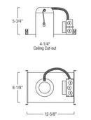 Nora NHMIC2-409 4" Marquise II IC Air-Tight New Construction Housing