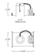 Nora NHMIC2-409 4" Marquise II IC Air-Tight New Construction Housing